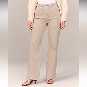 Abercrombie & Fitch Curve Love High Rise 90s Relaxed Jeans